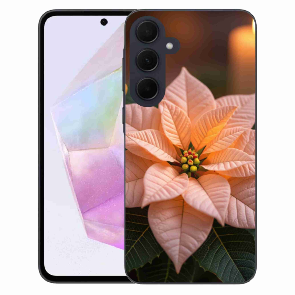 Gelový kryt mmCase na Samsung Galaxy A35 5G - vánoční hvězda