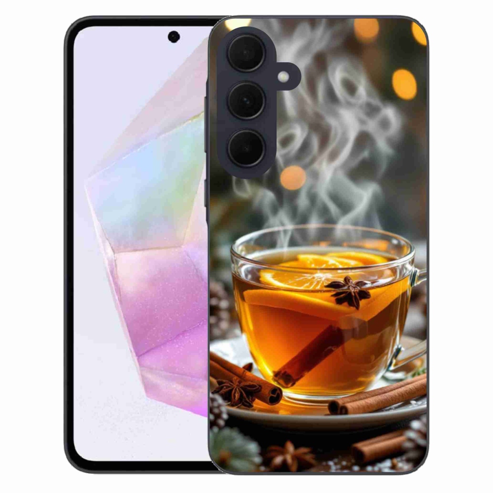 Gelový kryt mmCase na Samsung Galaxy A35 5G - vánoční punč