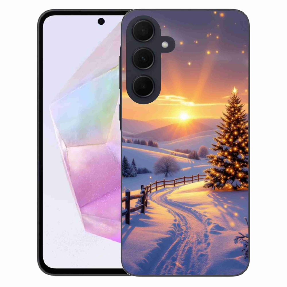 Gelový kryt mmCase na Samsung Galaxy A35 5G - zimní krajina