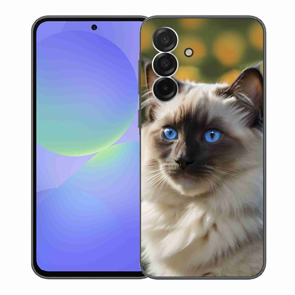 Gelový kryt mmCase na Samsung Galaxy A36 5G - bílý ragdoll