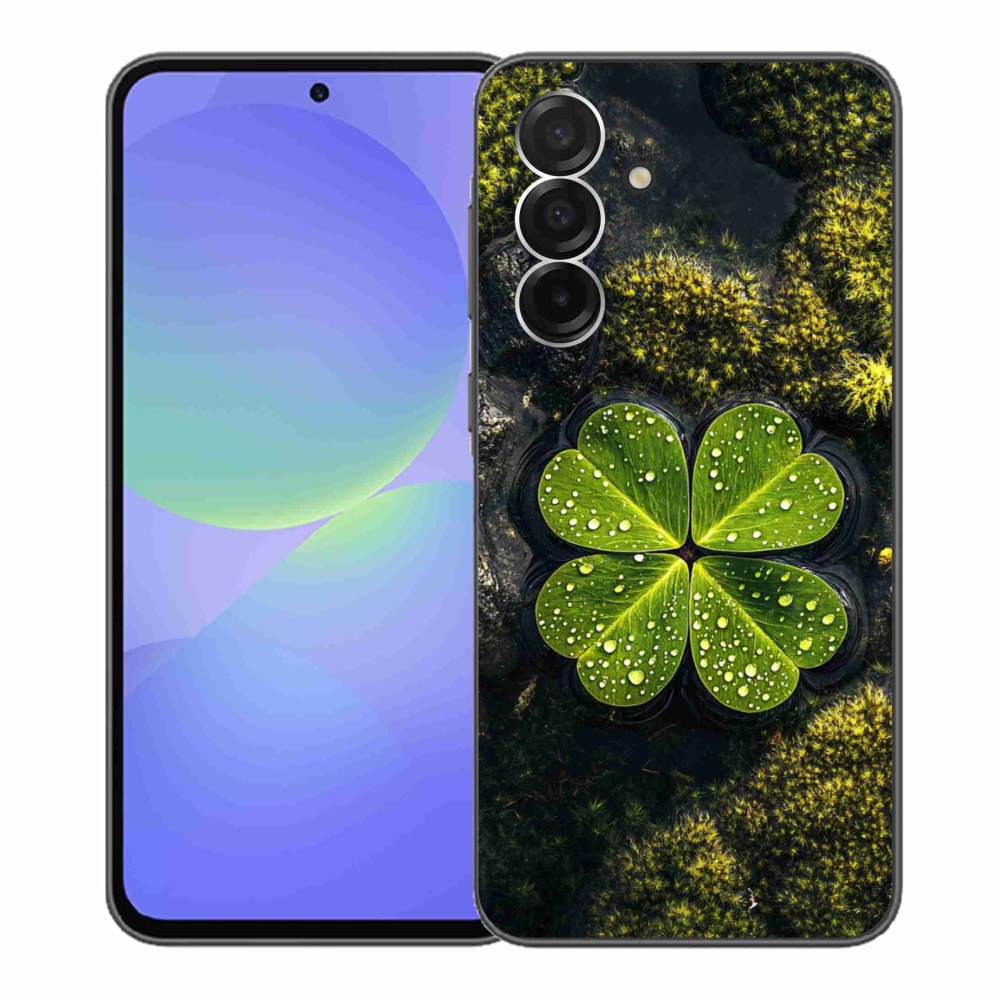 Gelový kryt mmCase na Samsung Galaxy A36 5G - čtyřlístek