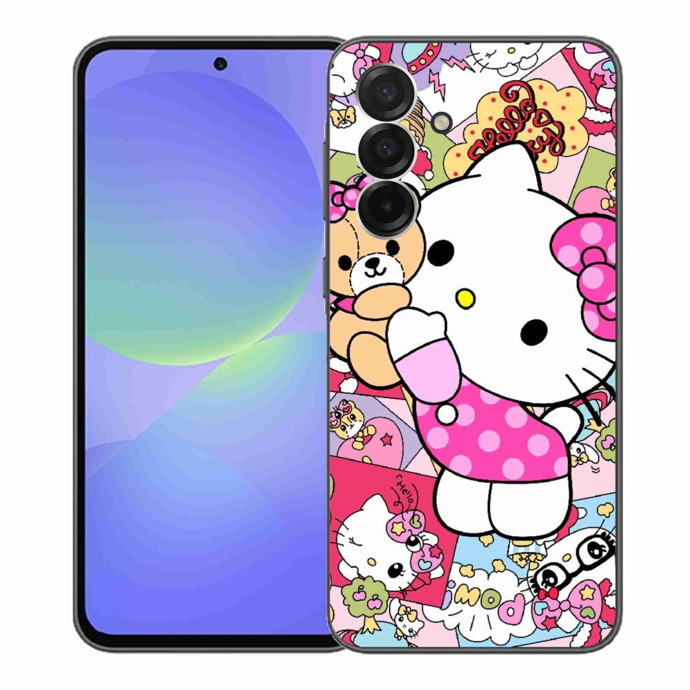 Gelový kryt mmCase na Samsung Galaxy A36 5G - cute kitty