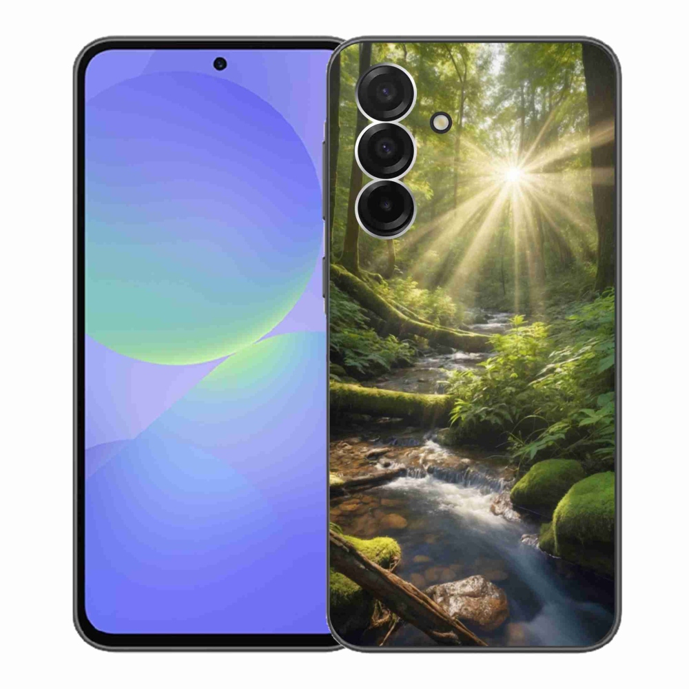 Gelový kryt mmCase na Samsung Galaxy A36 5G - hlubina lesa