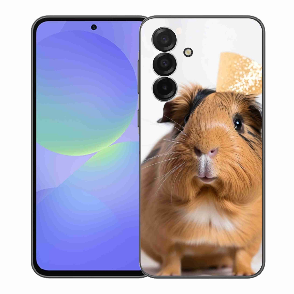 Gelový kryt mmCase na Samsung Galaxy A36 5G - hnědé morče