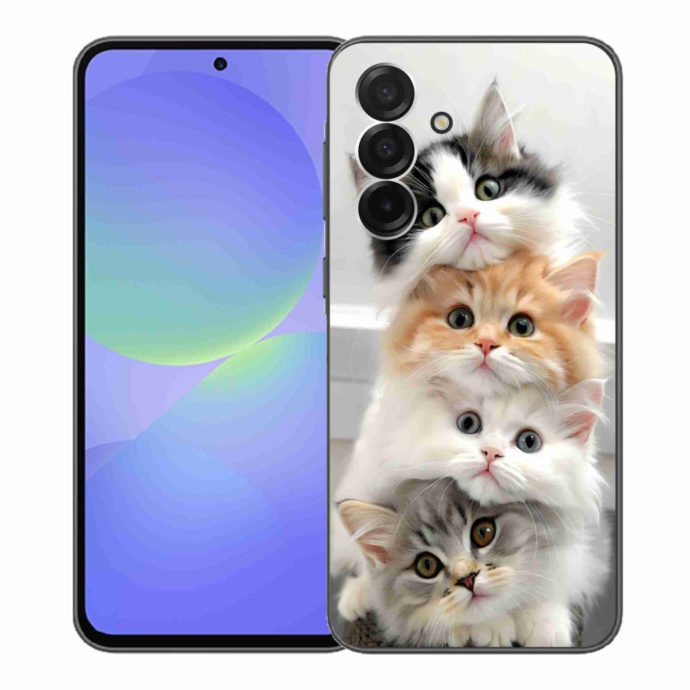 Gelový kryt mmCase na Samsung Galaxy A36 5G - kočičí parta