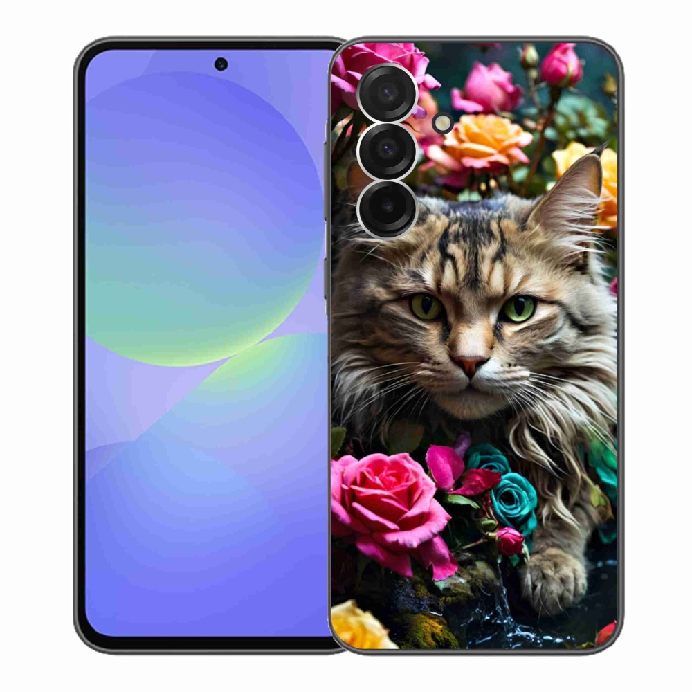 Gelový kryt mmCase na Samsung Galaxy A36 5G - kočíčí pohled 2