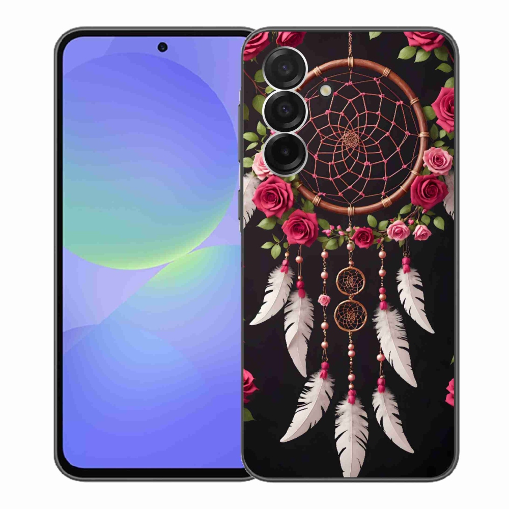 Gelový kryt mmCase na Samsung Galaxy A36 5G - lapač snů s růžemi