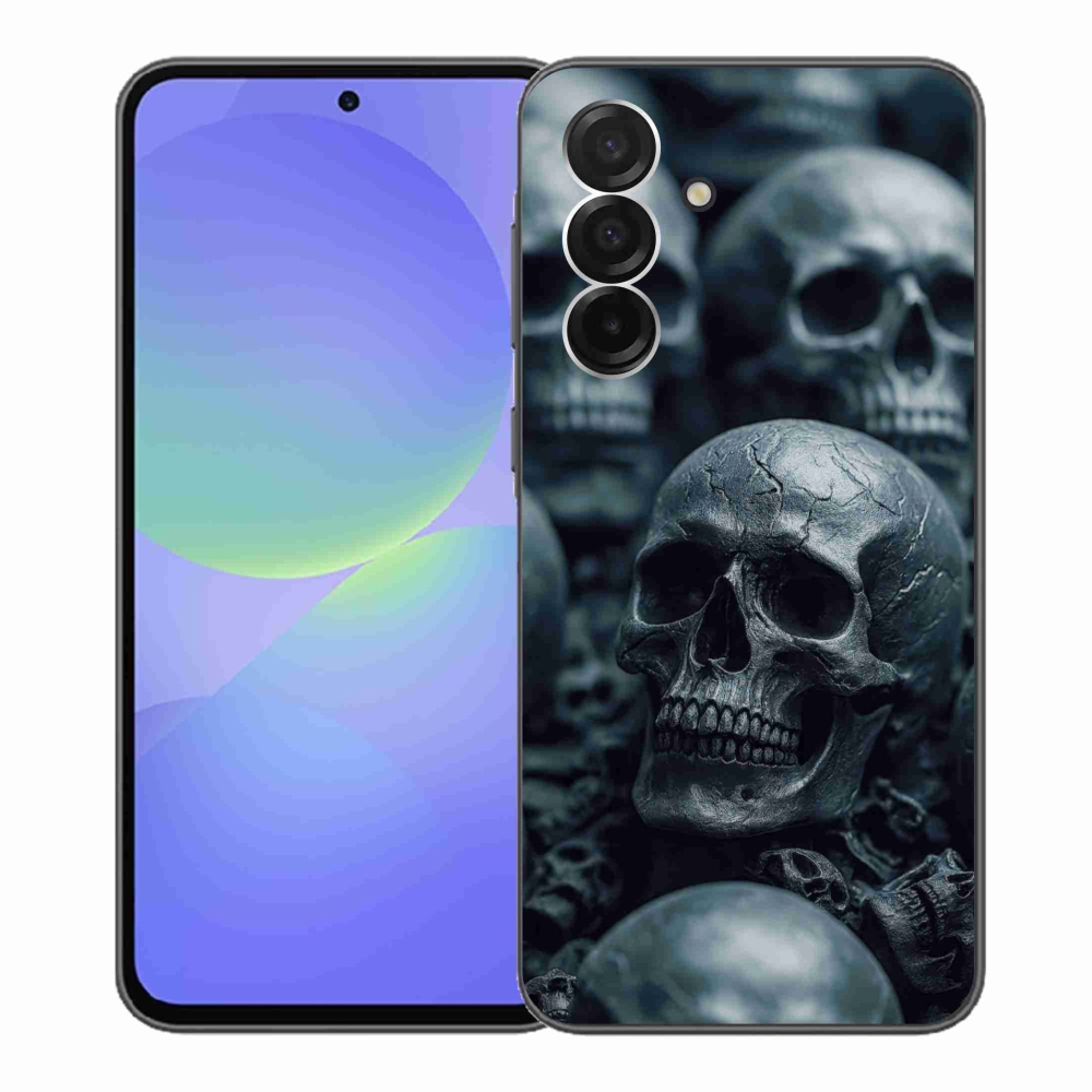Gelový kryt mmCase na Samsung Galaxy A36 5G - lebka 2