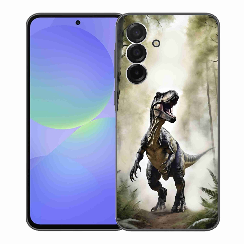 Gelový kryt mmCase na Samsung Galaxy A36 5G - naštvaný T-Rex