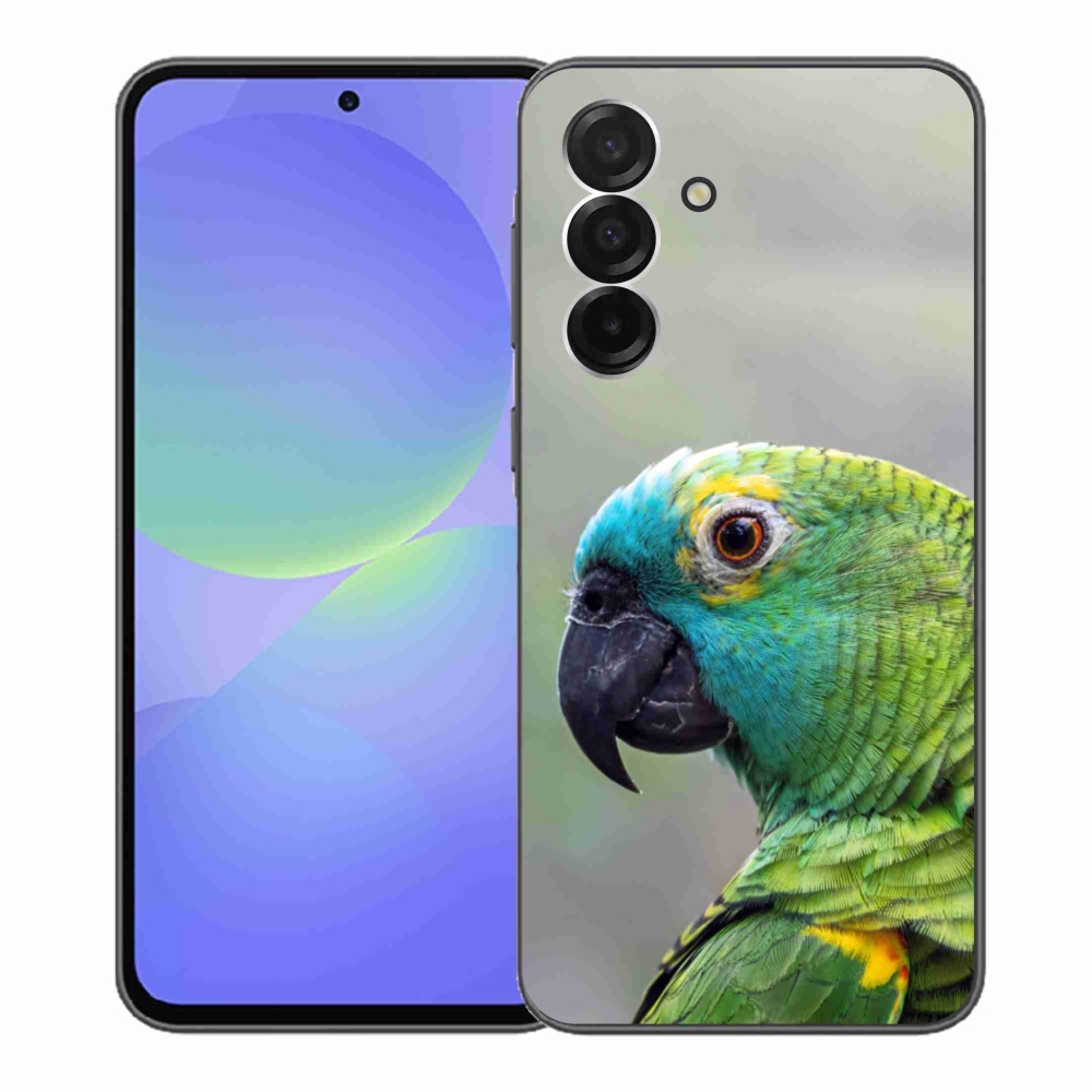 Gelový kryt mmCase na Samsung Galaxy A36 5G - papoušek amazoňan
