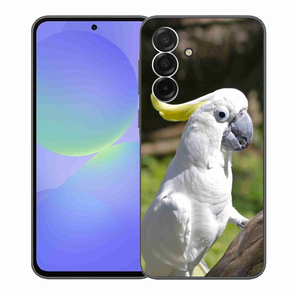 Gelový kryt mmCase na Samsung Galaxy A36 5G - papoušek kakadu 2