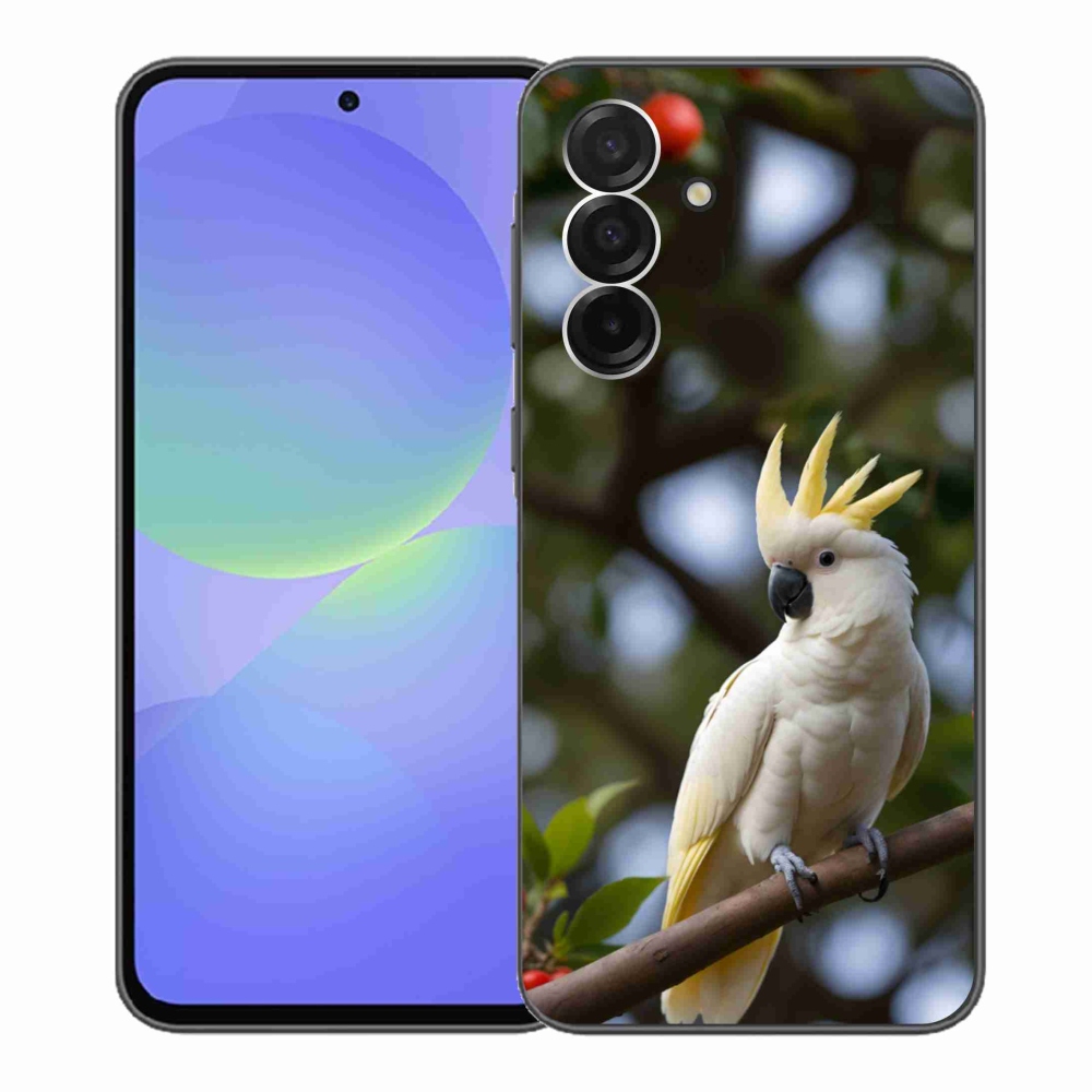 Gelový kryt mmCase na Samsung Galaxy A36 5G - papoušek kakadu 3