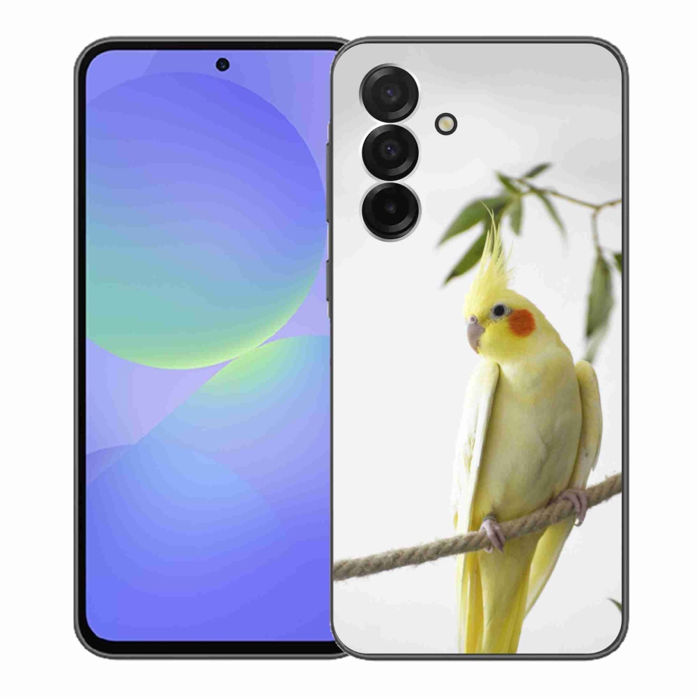 Gelový kryt mmCase na Samsung Galaxy A36 5G - papoušek korela chocholatá