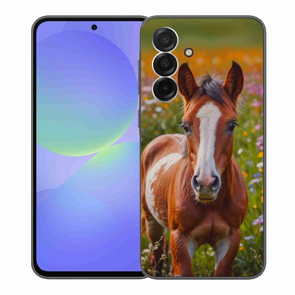 Gelový kryt mmCase na Samsung Galaxy A36 5G - roztomilé hříbě