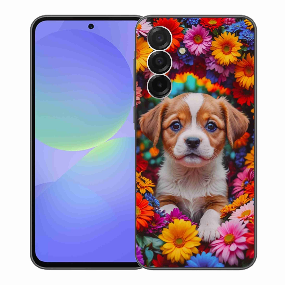 Gelový kryt mmCase na Samsung Galaxy A36 5G - roztomilé štěně