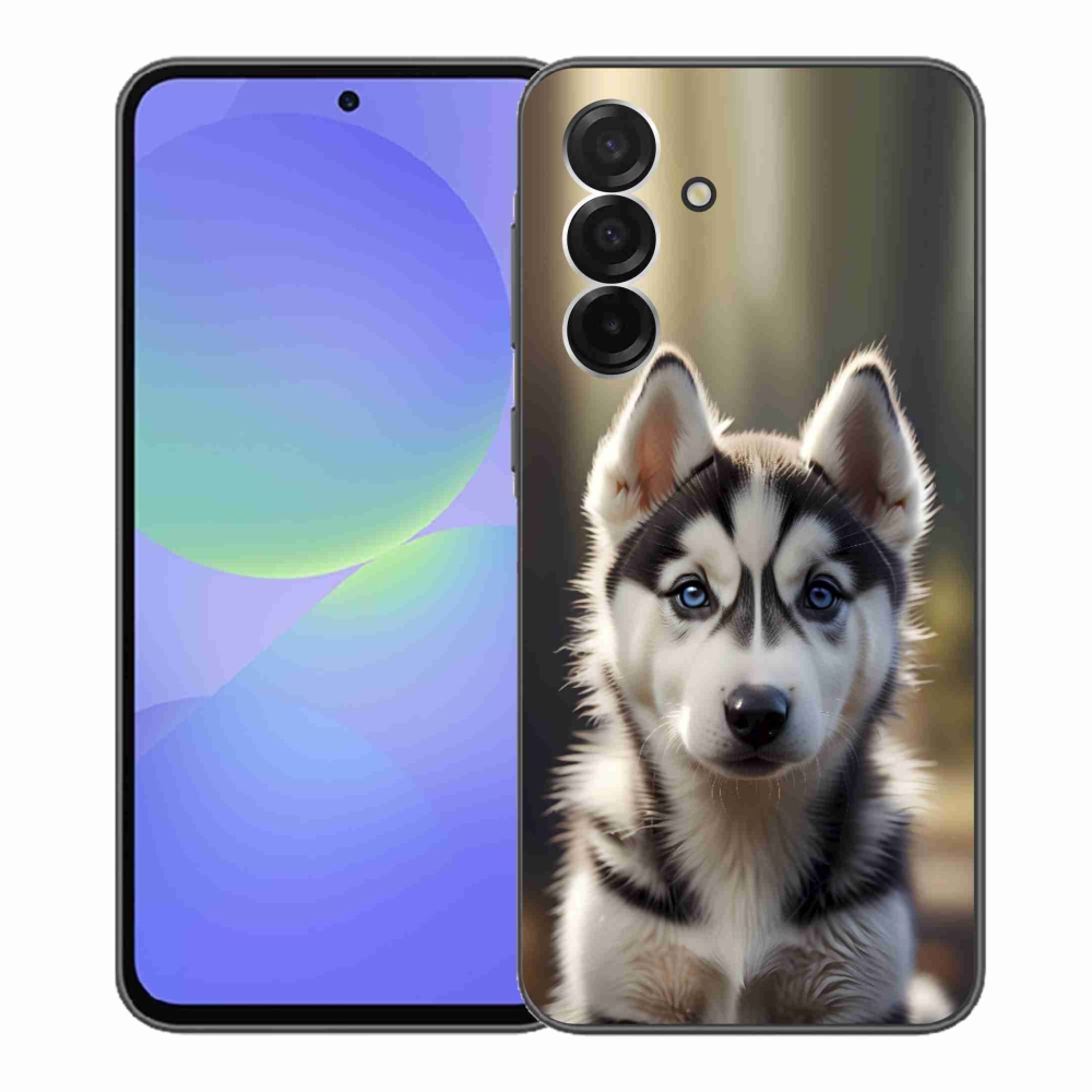 Gelový kryt mmCase na Samsung Galaxy A36 5G - roztomilý sibiřský husky