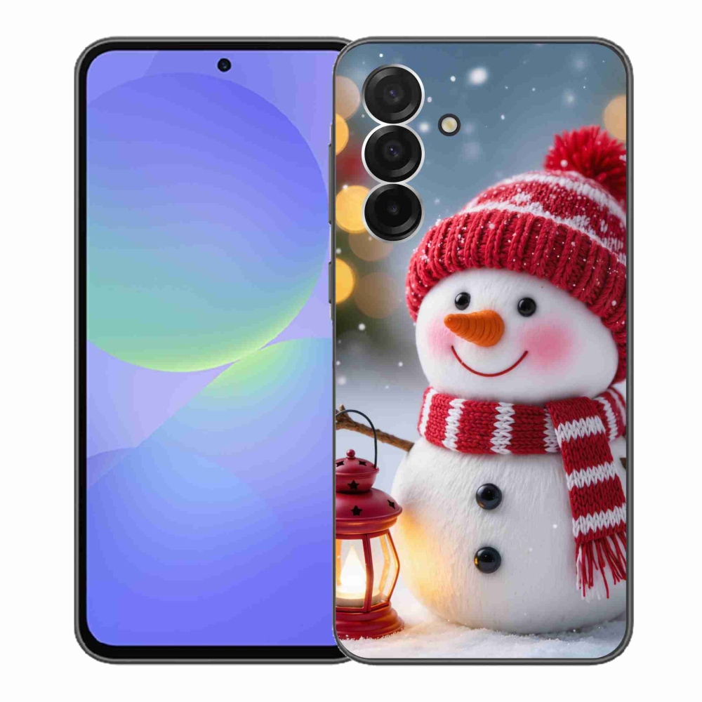 Gelový kryt mmCase na Samsung Galaxy A36 5G - sněhulák 2