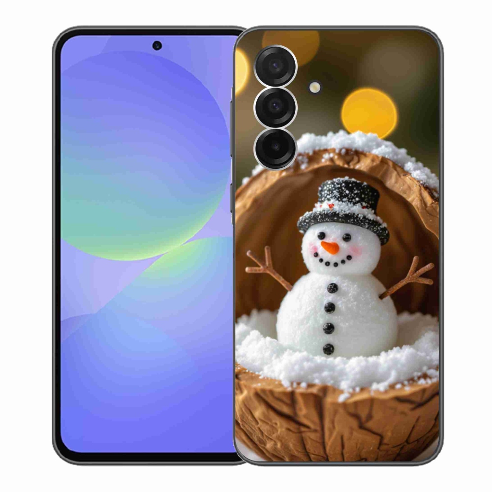 Gelový kryt mmCase na Samsung Galaxy A36 5G - sněhulák 4
