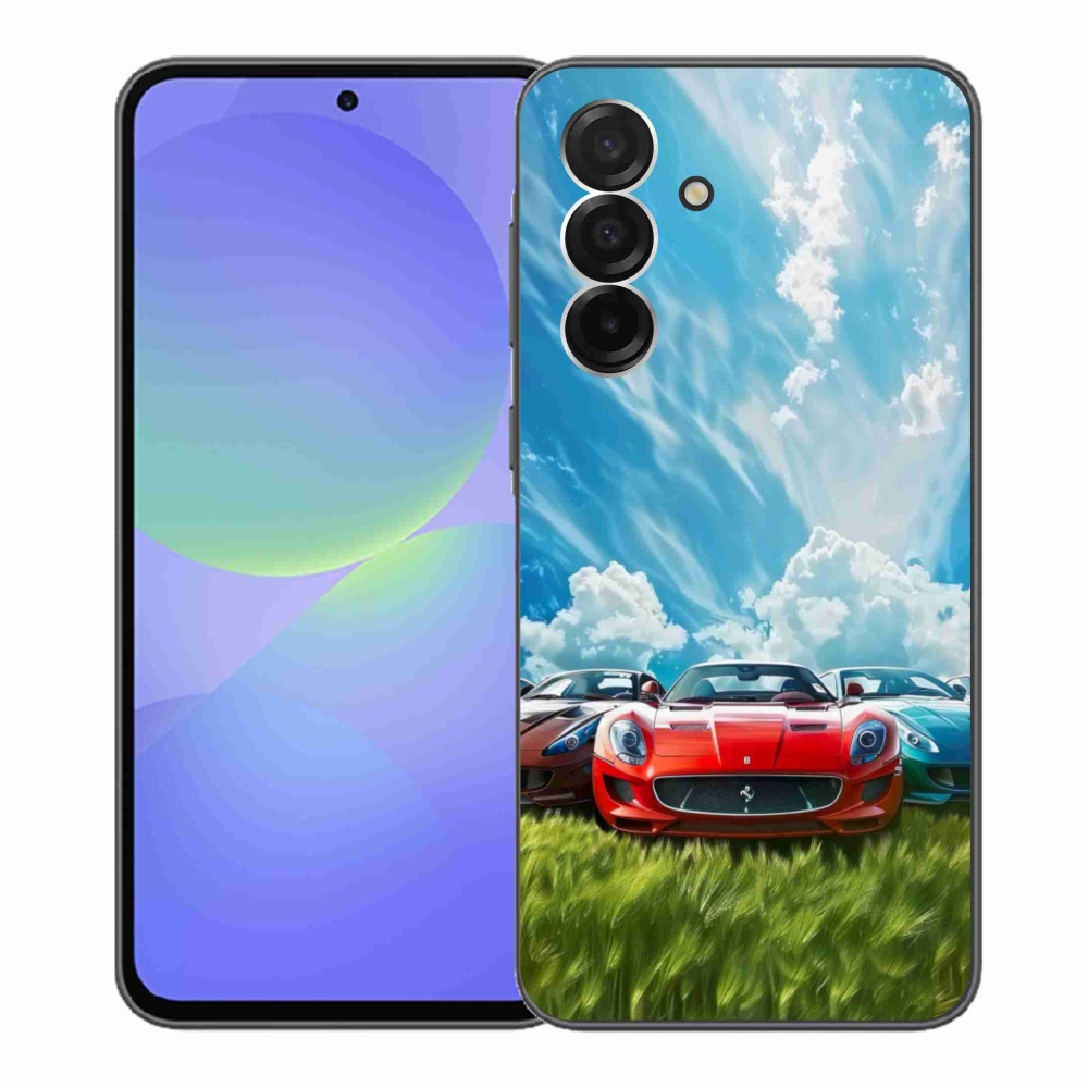Gelový kryt mmCase na Samsung Galaxy A36 5G - sportovní vozy