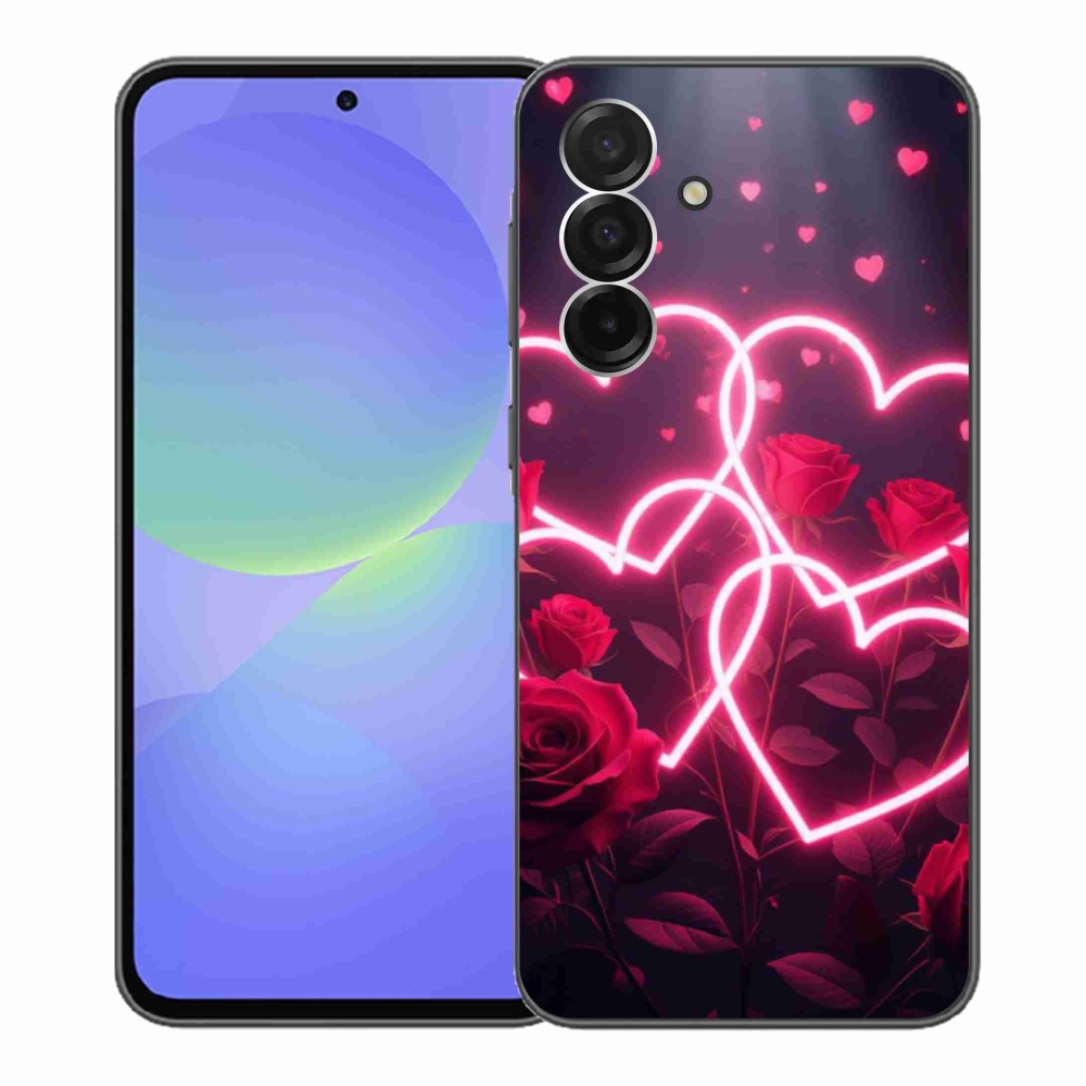 Gelový kryt mmCase na Samsung Galaxy A36 5G - srdce lásky