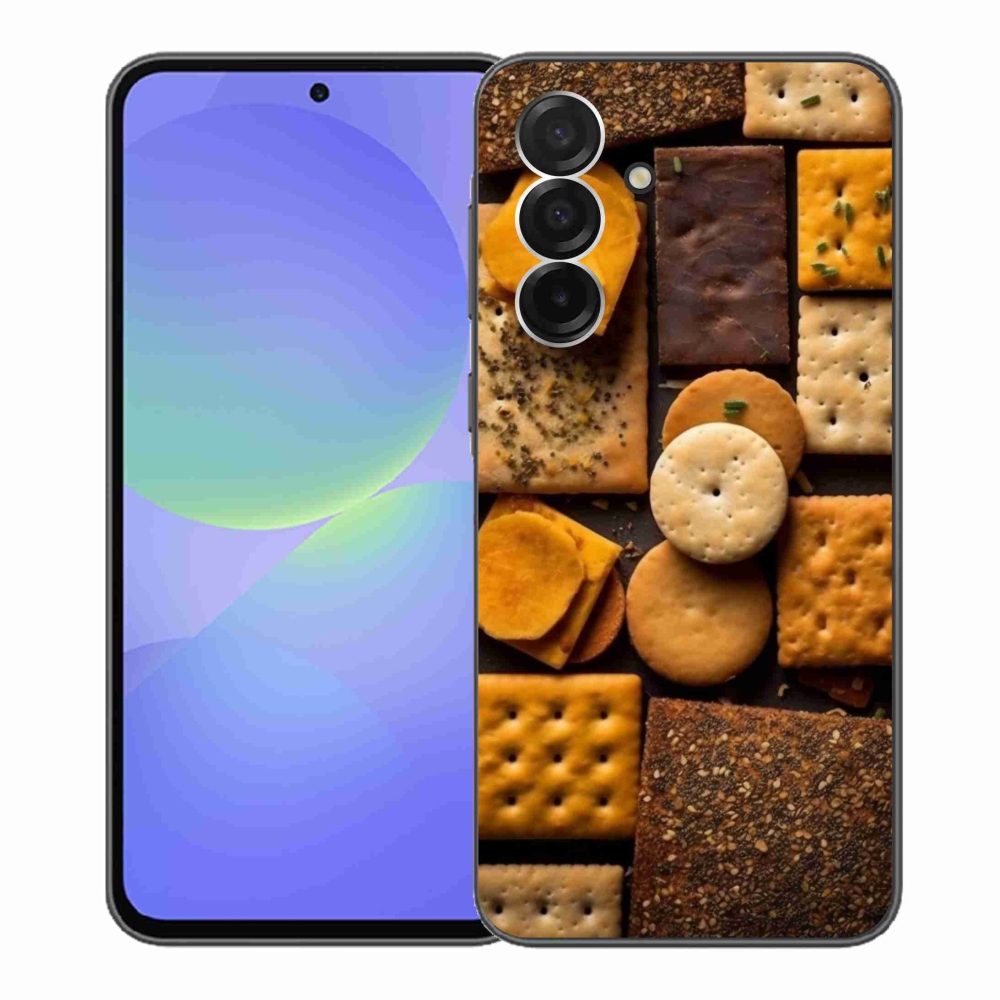 Gelový kryt mmCase na Samsung Galaxy A36 5G - sušenky