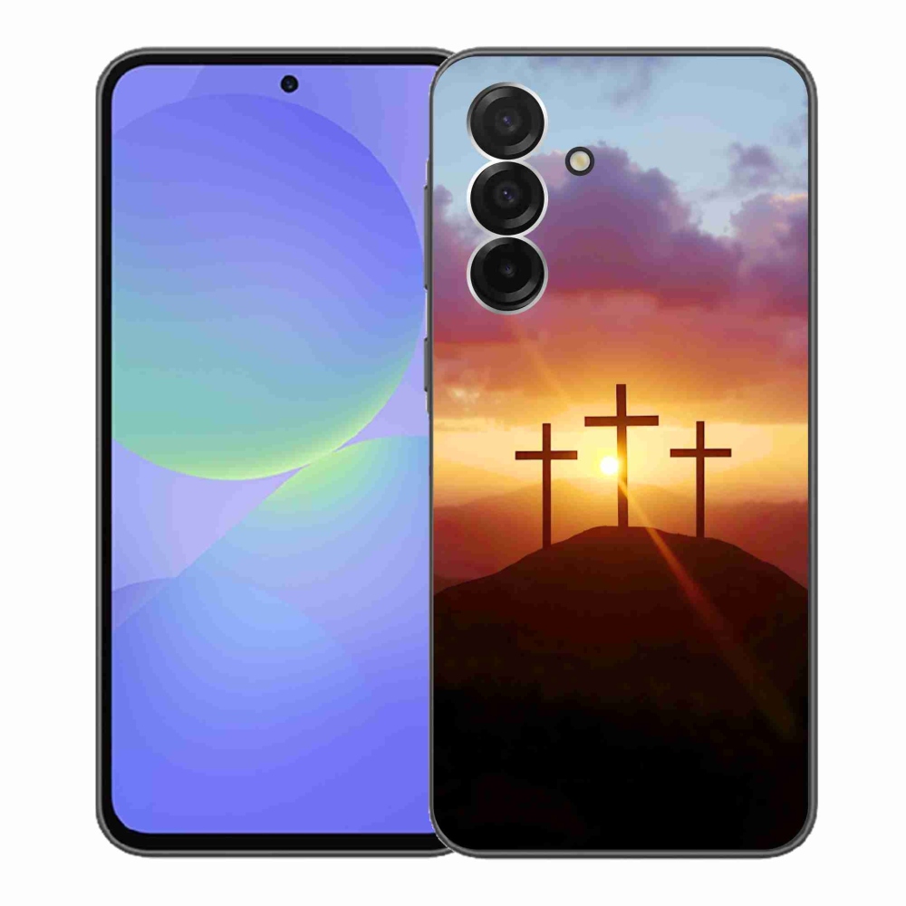 Gelový kryt mmCase na Samsung Galaxy A36 5G - tři kříže