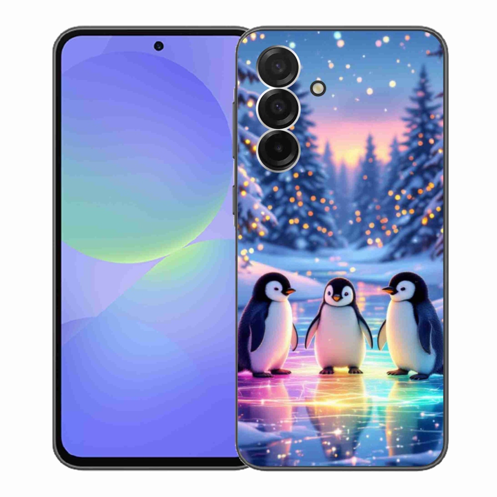 Gelový kryt mmCase na Samsung Galaxy A36 5G - tučnáci