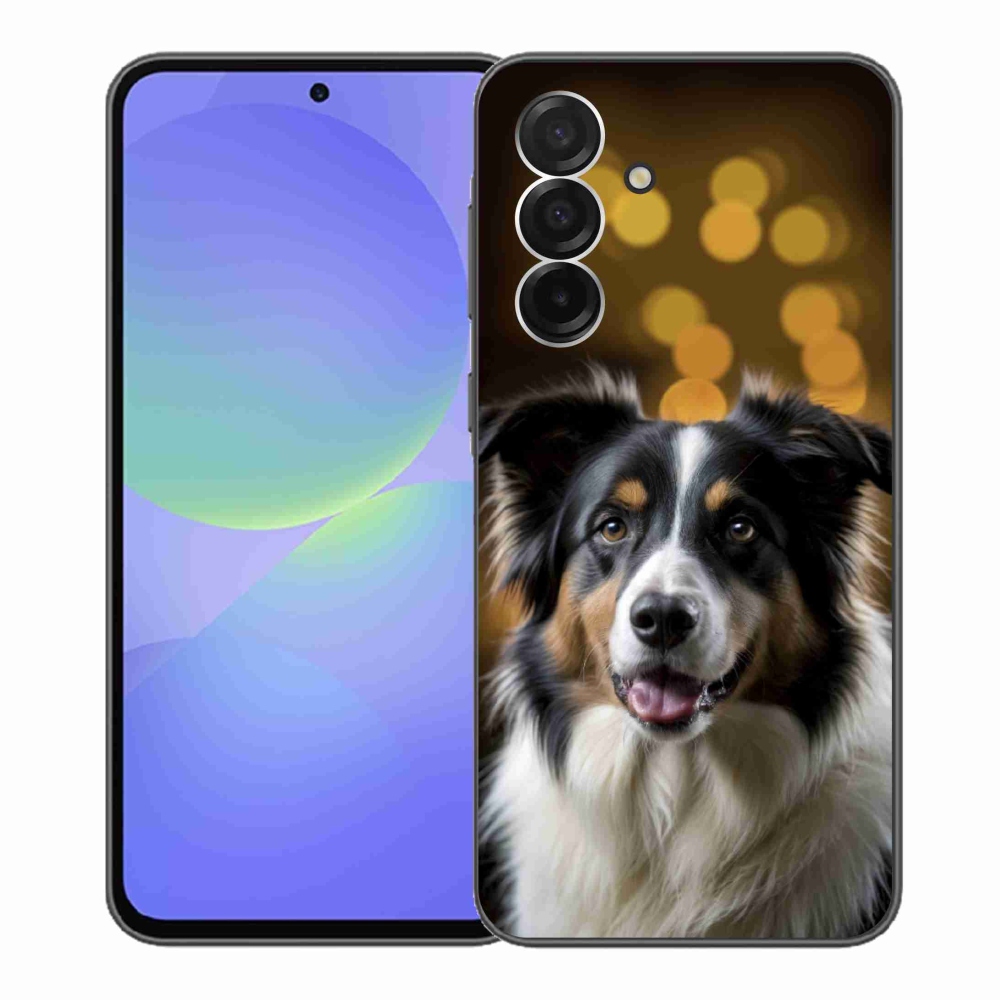 Gelový kryt mmCase na Samsung Galaxy A36 5G - usměvavý australský ovčák