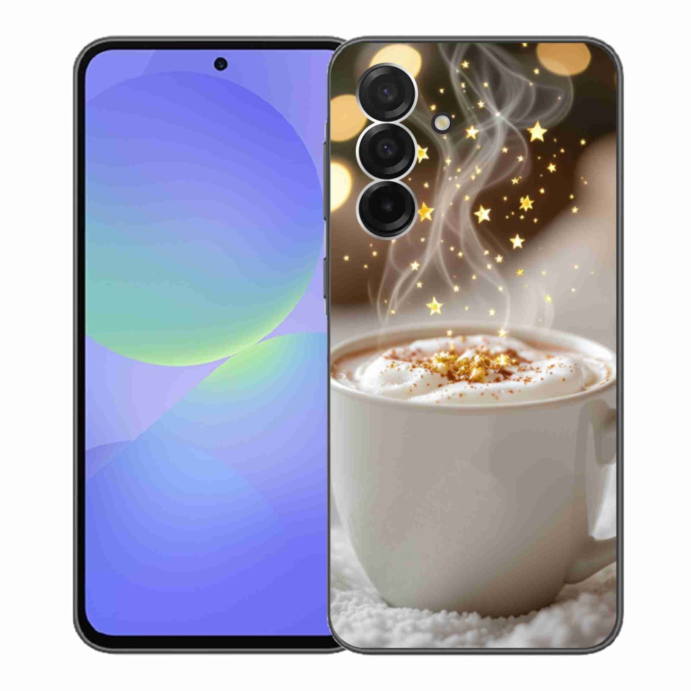 Gelový kryt mmCase na Samsung Galaxy A36 5G - vánoční horký nápoj