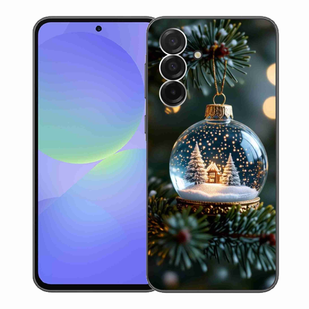 Gelový kryt mmCase na Samsung Galaxy A36 5G - vánoční koule 2