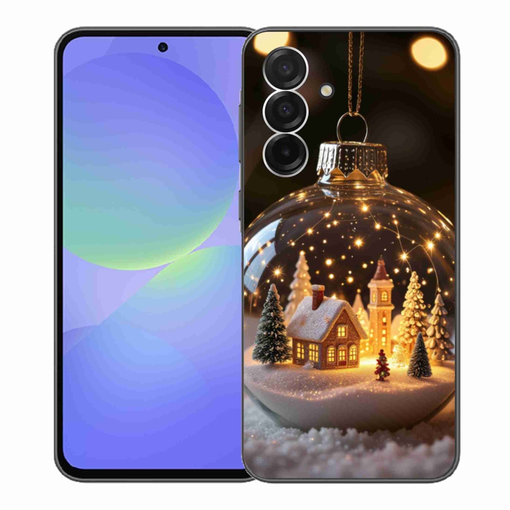 Gelový kryt mmCase na Samsung Galaxy A36 5G - vánoční koule 3