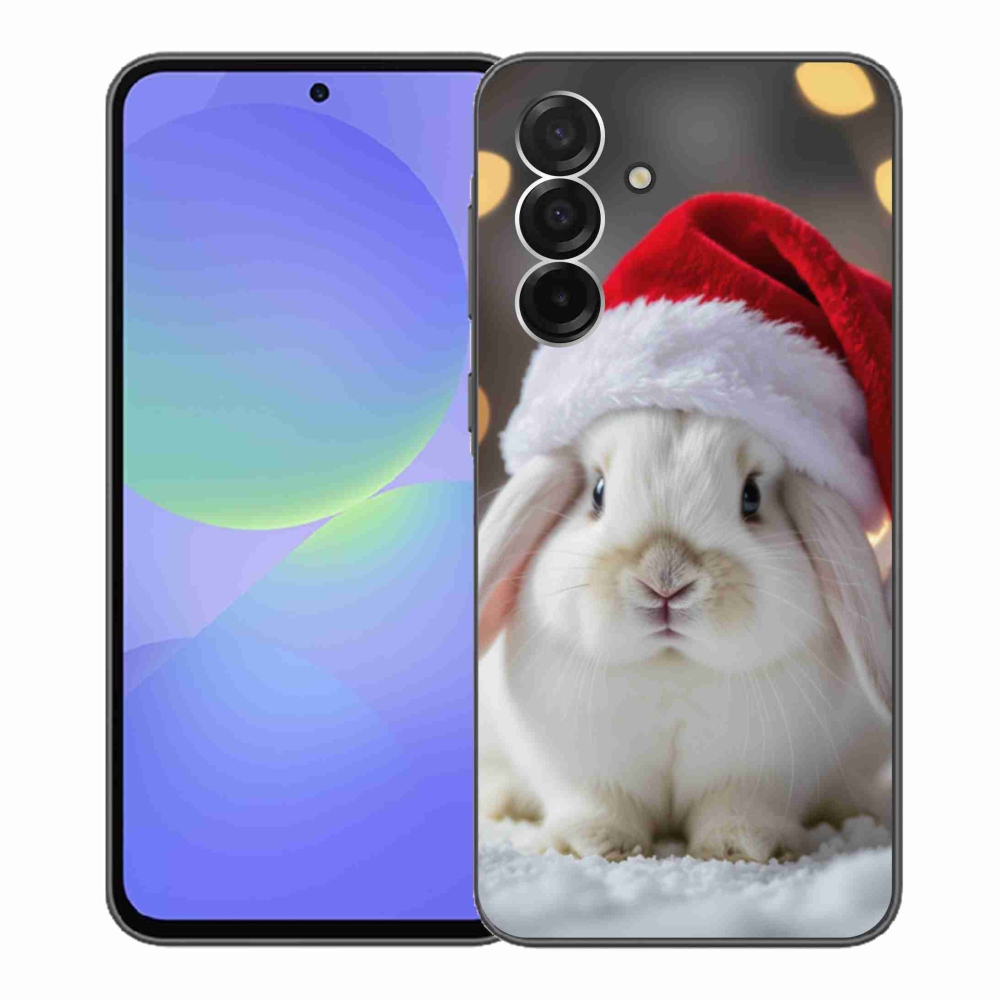 Gelový kryt mmCase na Samsung Galaxy A36 5G - vánoční králík