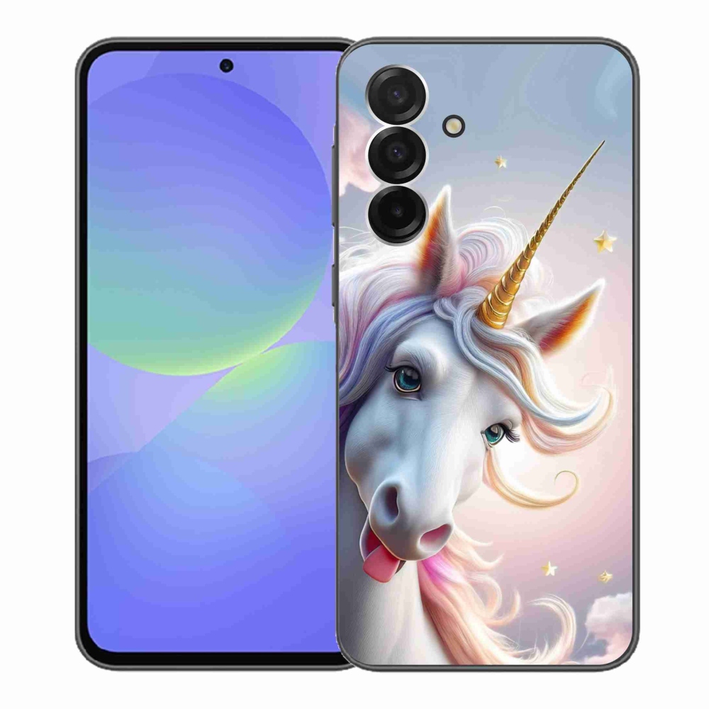 Gelový kryt mmCase na Samsung Galaxy A36 5G - veselý jednorožec