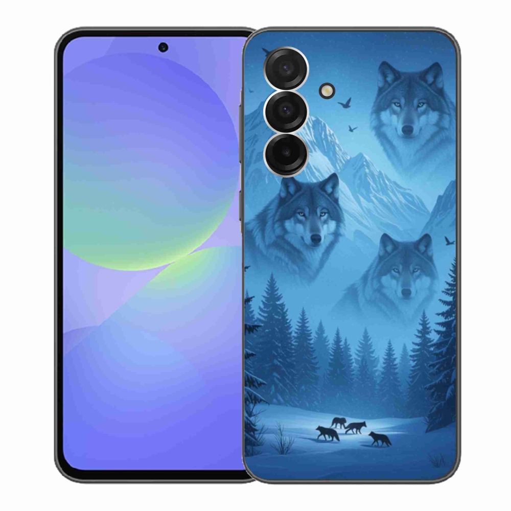 Gelový kryt mmCase na Samsung Galaxy A36 5G - vlčí smečka