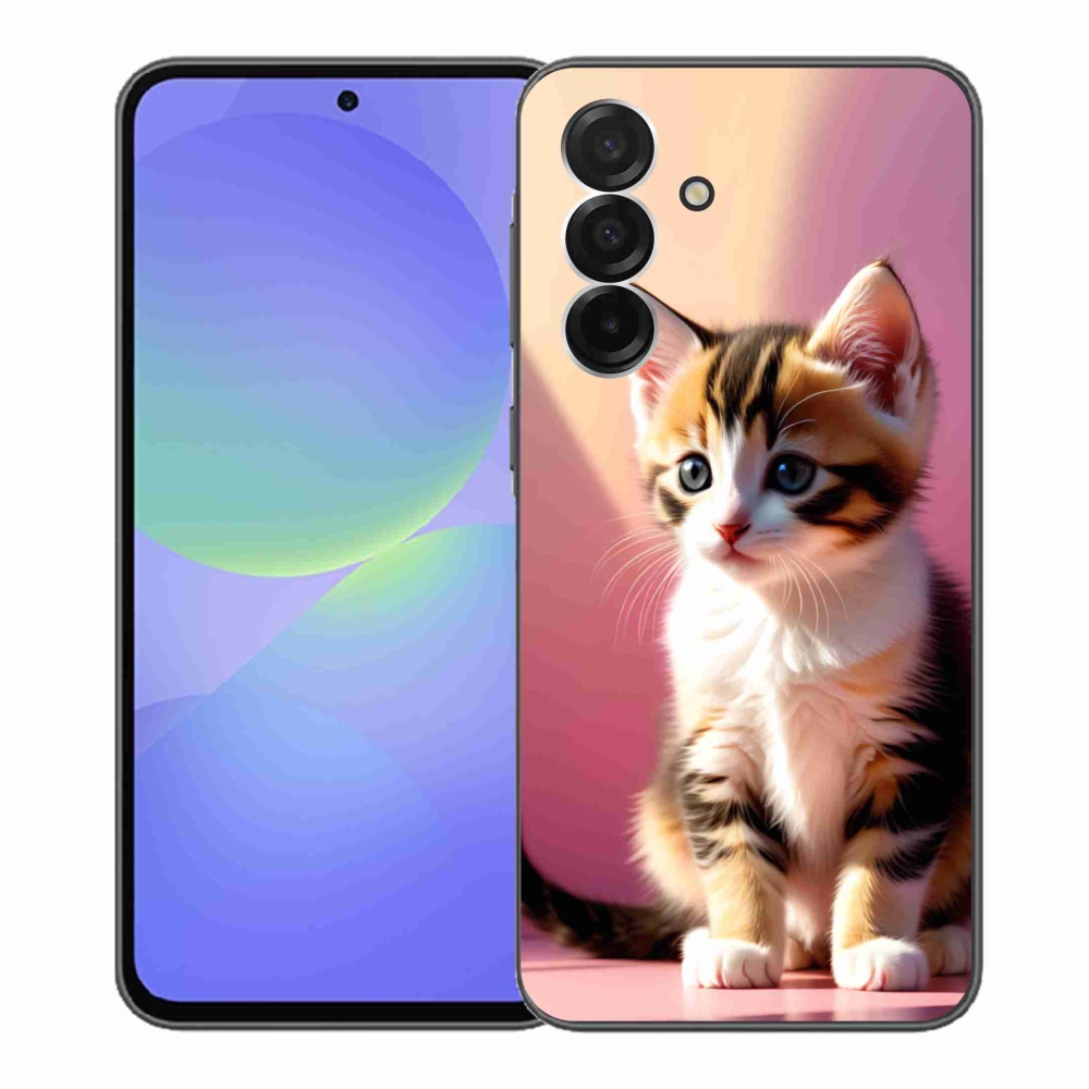 Gelový kryt mmCase na Samsung Galaxy A36 5G - zvědavé kotě 2