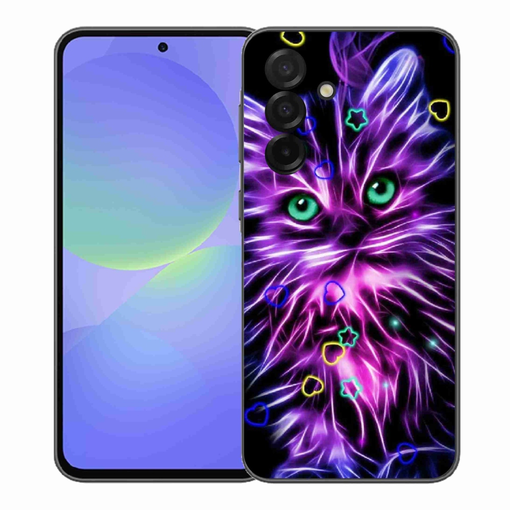 Gelový kryt mmCase na Samsung Galaxy A37 5G - abstraktní kočka