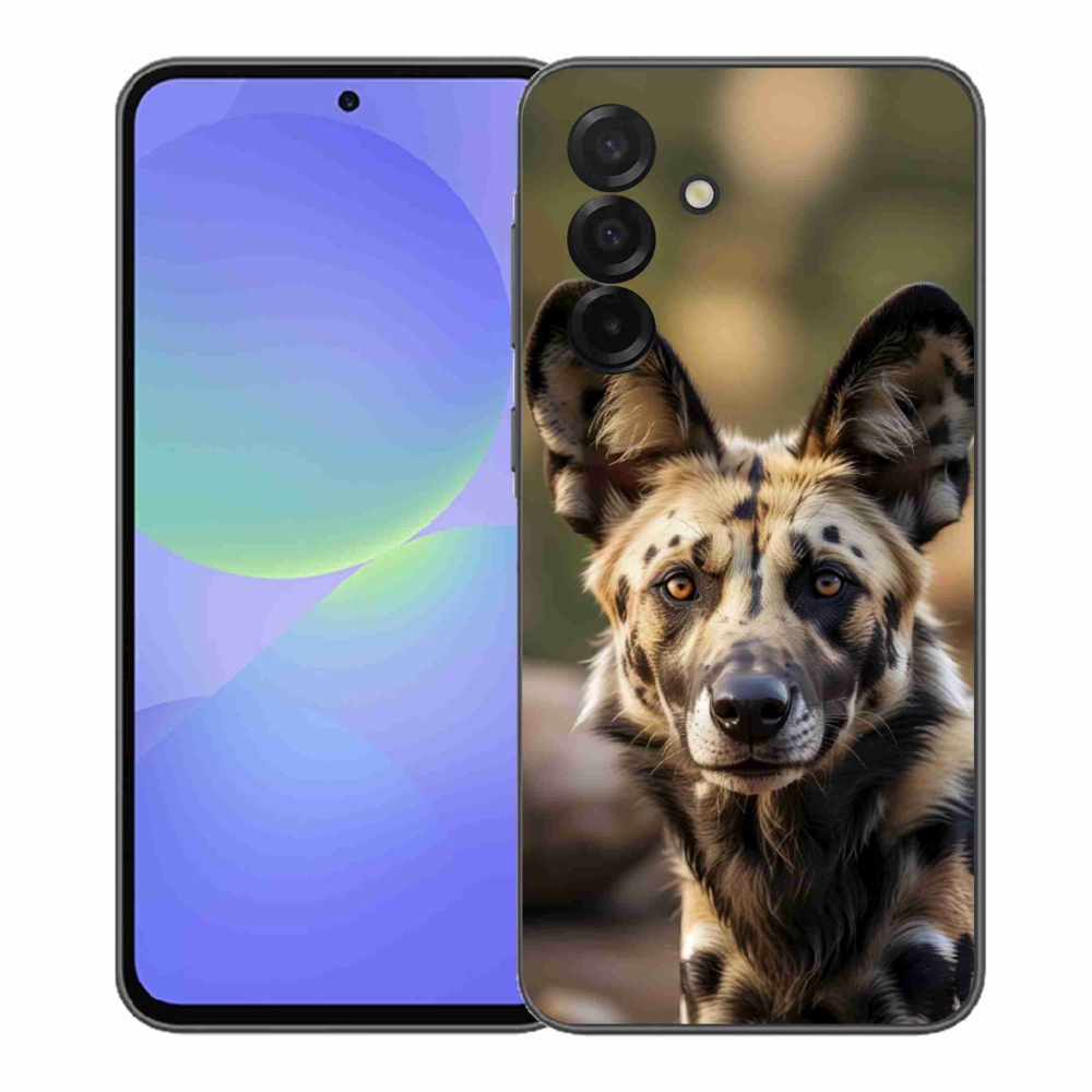 Gelový kryt mmCase na Samsung Galaxy A37 5G - africký divoký pes