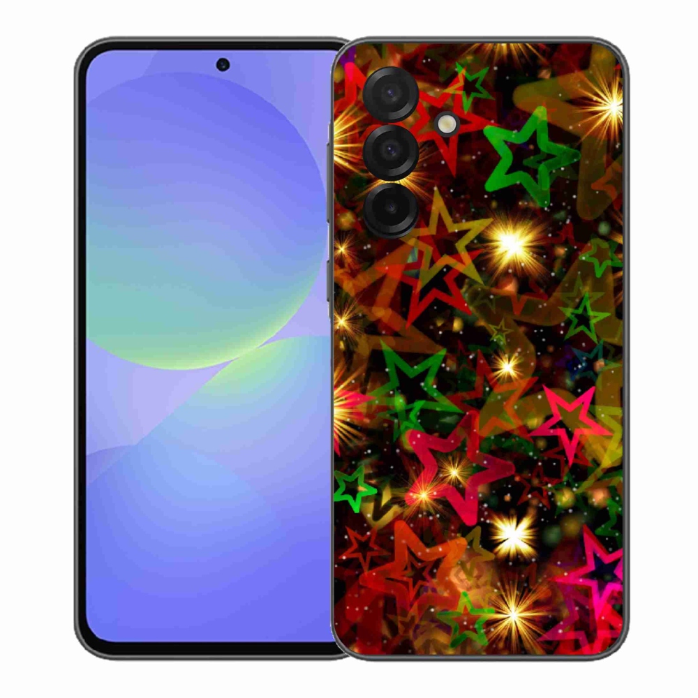 Gelový kryt mmCase na Samsung Galaxy A37 5G - barevné hvězdičky