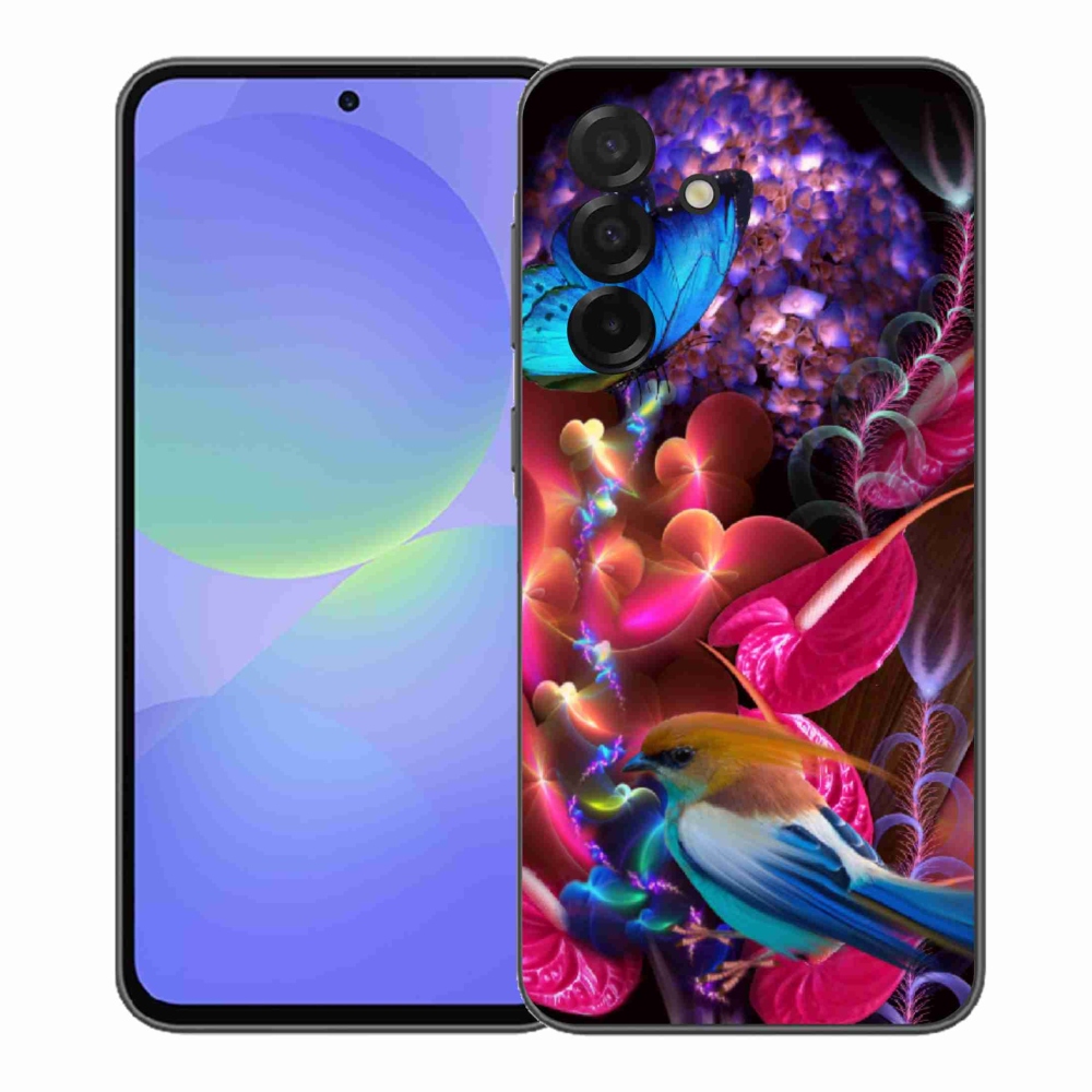 Gelový kryt mmCase na Samsung Galaxy A37 5G - barevné květiny