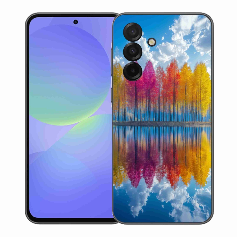 Gelový kryt mmCase na Samsung Galaxy A37 5G - barevné stromy