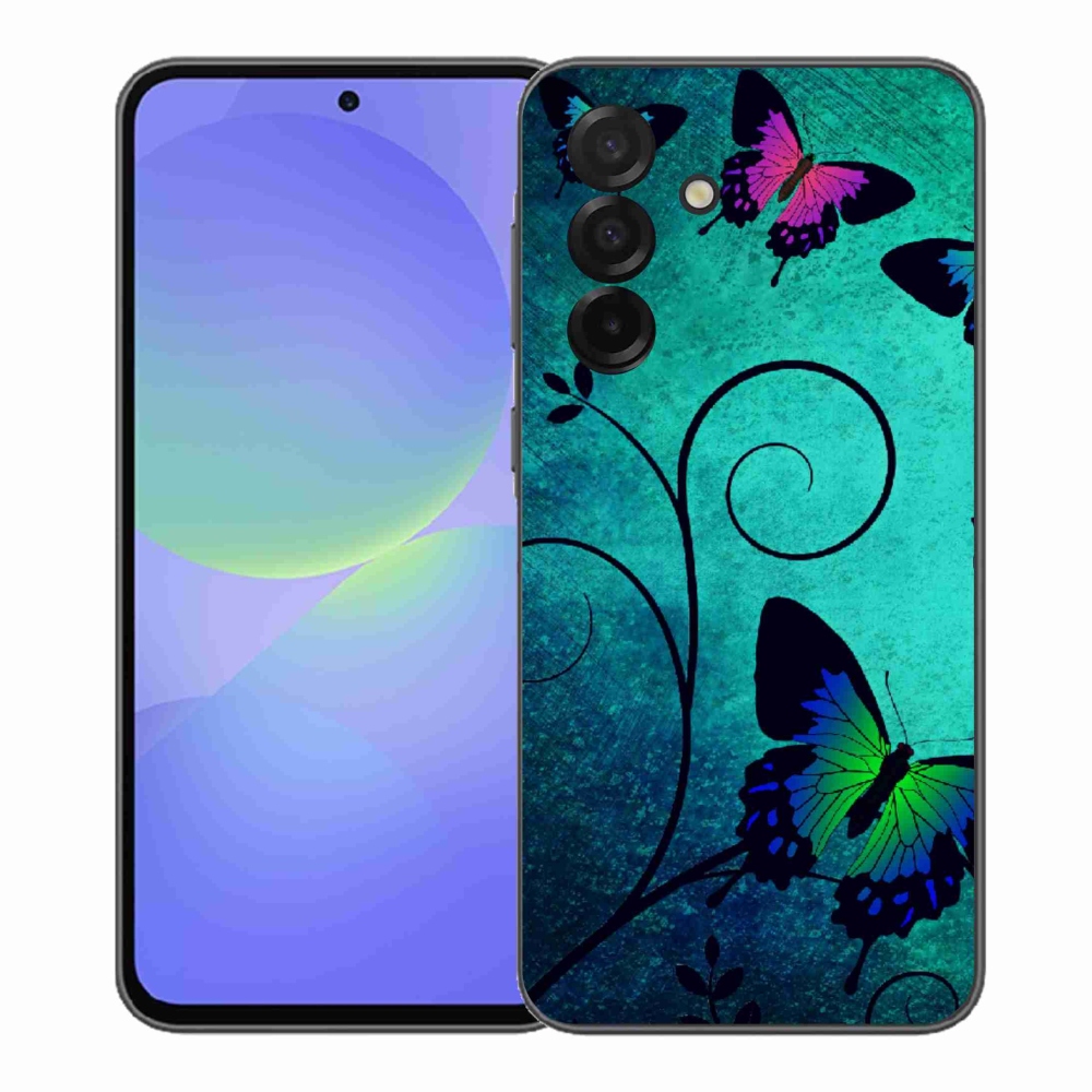 Gelový kryt mmCase na Samsung Galaxy A37 5G - barevní motýli