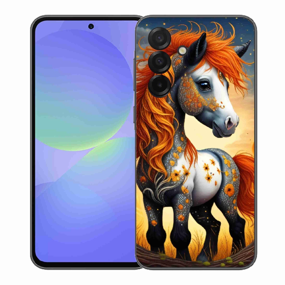 Gelový kryt mmCase na Samsung Galaxy A37 5G - barevný poník