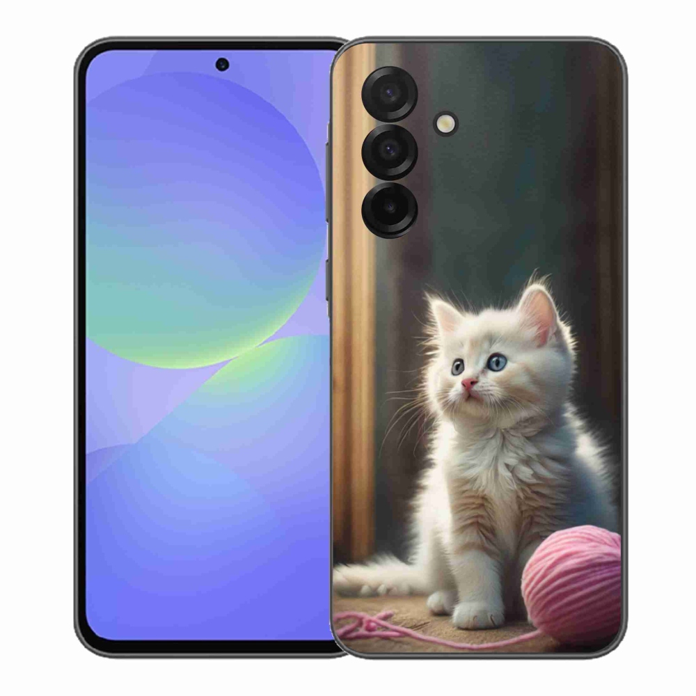 Gelový kryt mmCase na Samsung Galaxy A37 5G - bílé kotě 2