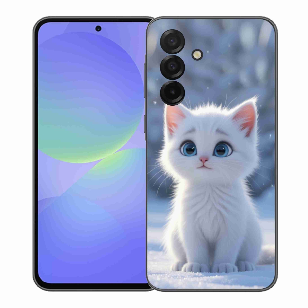 Gelový kryt mmCase na Samsung Galaxy A37 5G - bílé kotě 3