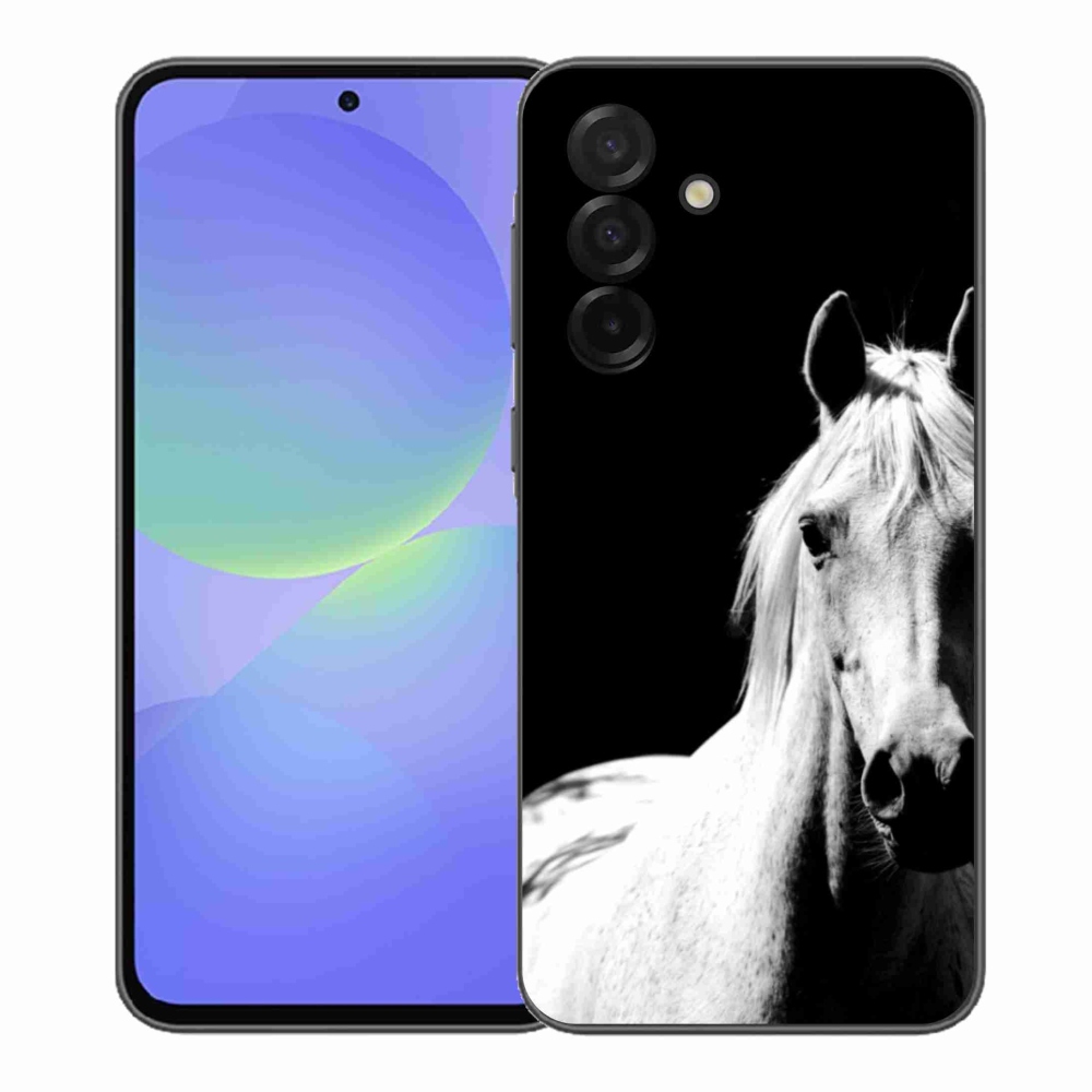 Gelový kryt mmCase na Samsung Galaxy A37 5G - bílý kůň 5