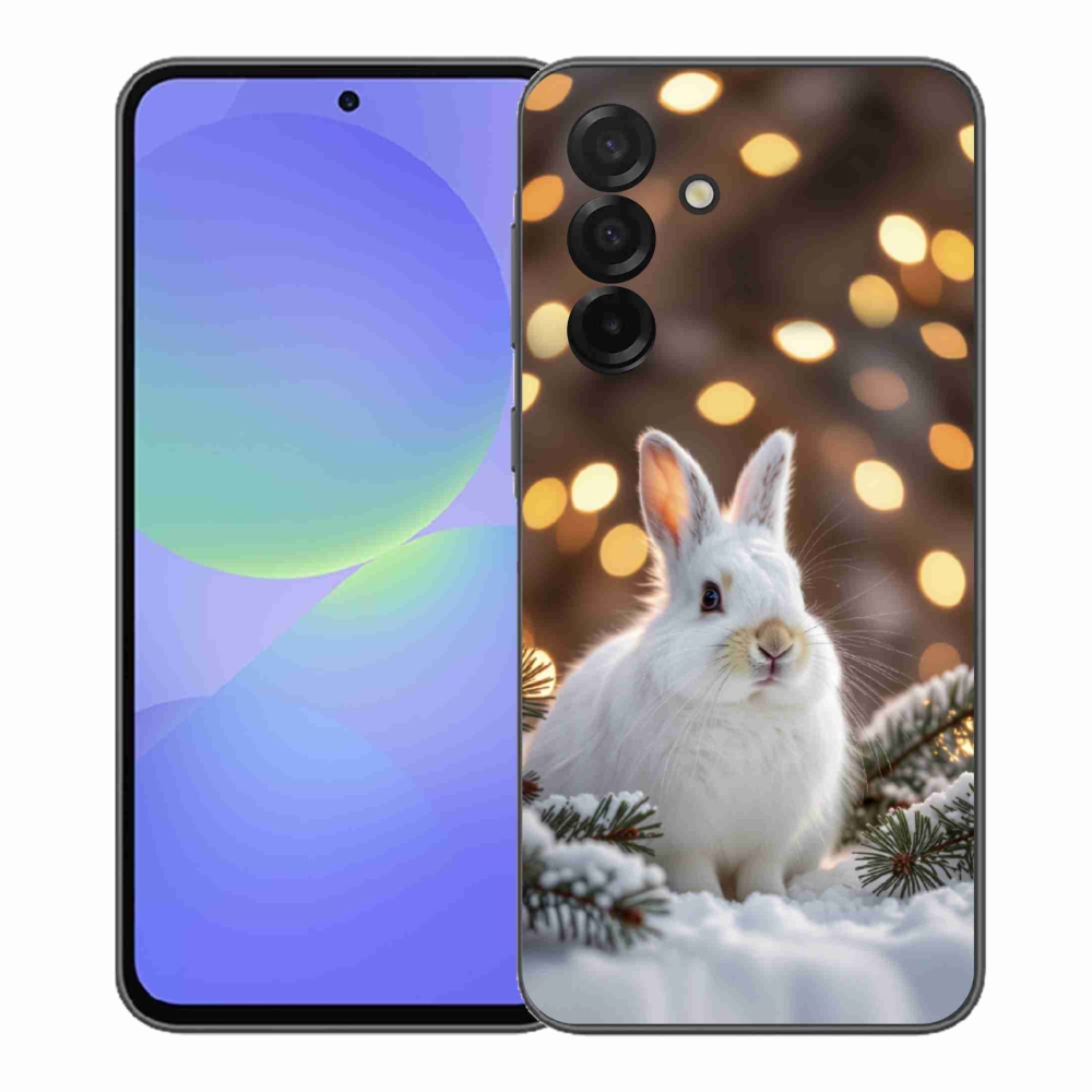 Gelový kryt mmCase na Samsung Galaxy A37 5G - bílý zajíc