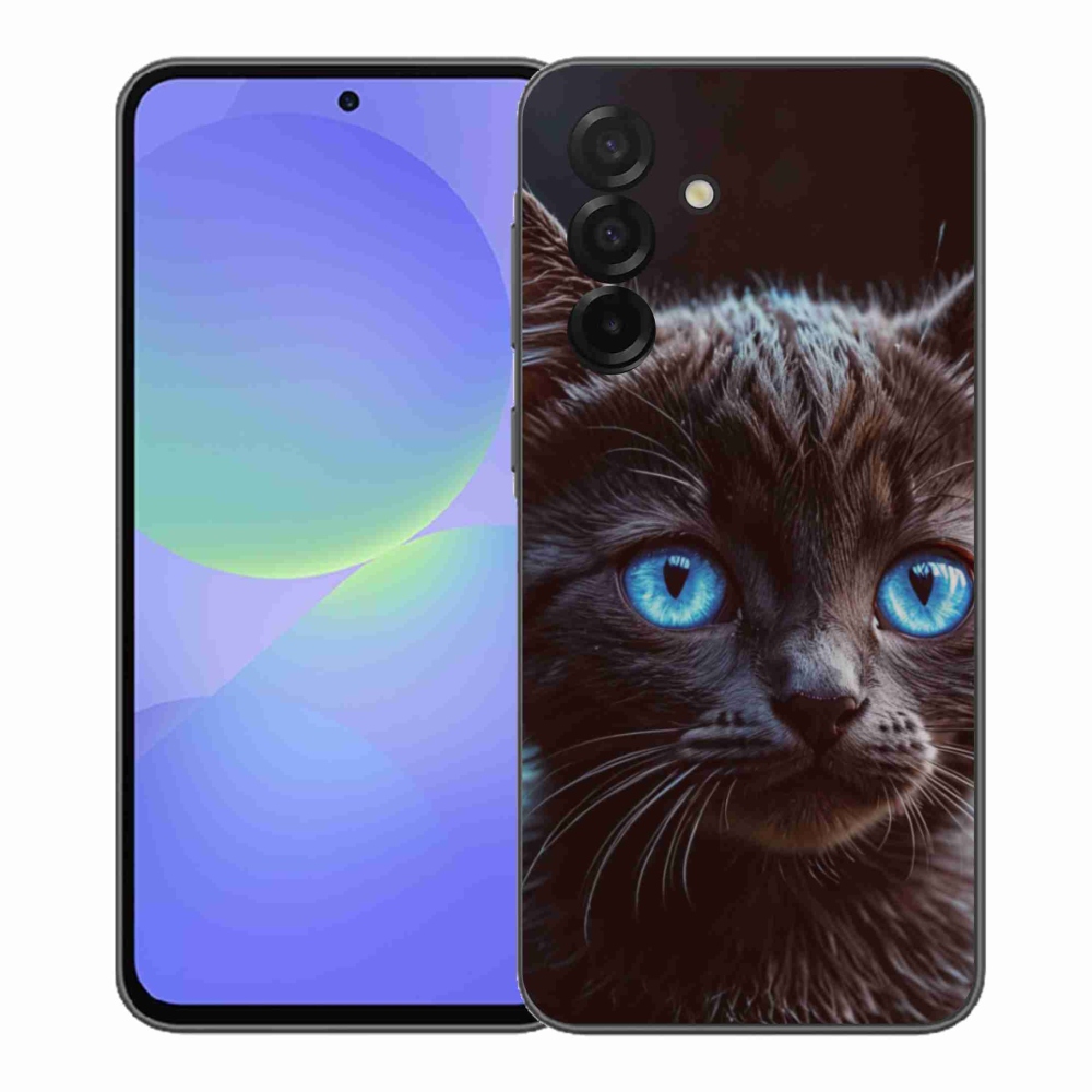Gelový kryt mmCase na Samsung Galaxy A37 5G - černé kotě 2