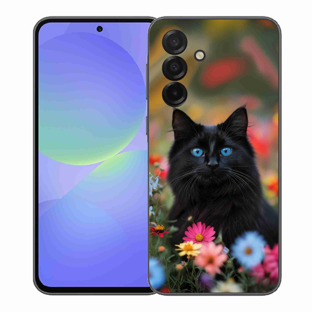 Gelový kryt mmCase na Samsung Galaxy A37 5G - černé kotě 4