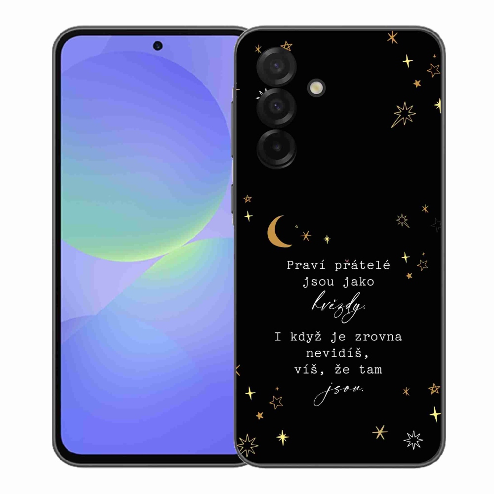 Gelový kryt mmCase na Samsung Galaxy A37 5G - citát 6 černé pozadí