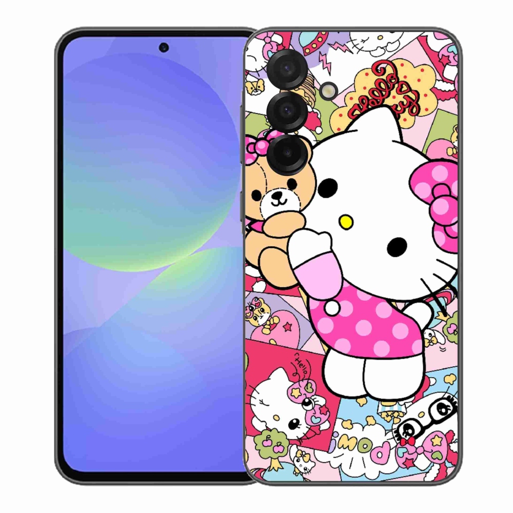 Gelový kryt mmCase na Samsung Galaxy A37 5G - cute kitty